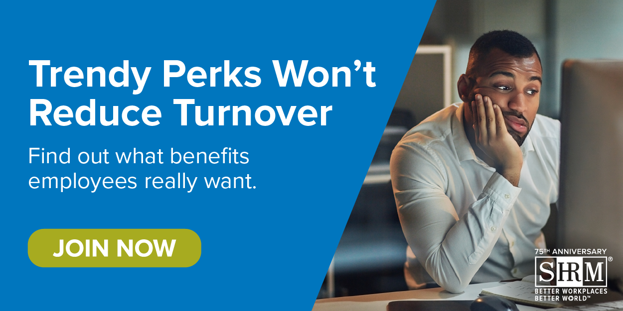 Trendy Perks Won't Reduce Turnover