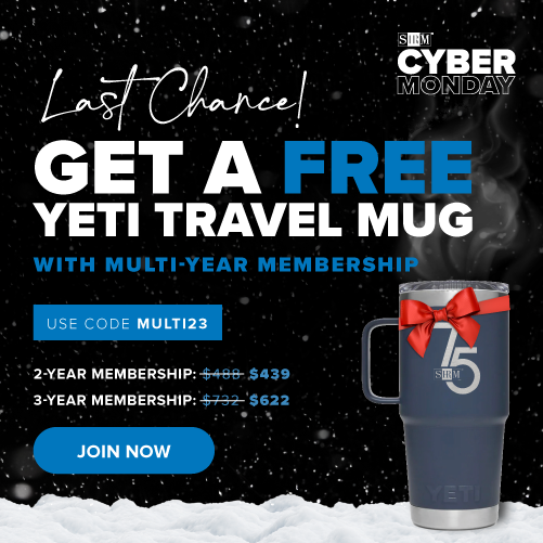 LAST CHANCE! Get a FREE YETI Mug When You Join - SHRM