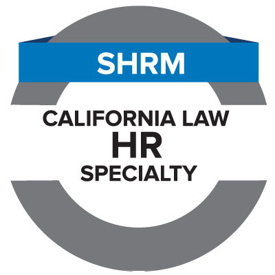 SHRM California HR Law Specialty Credential